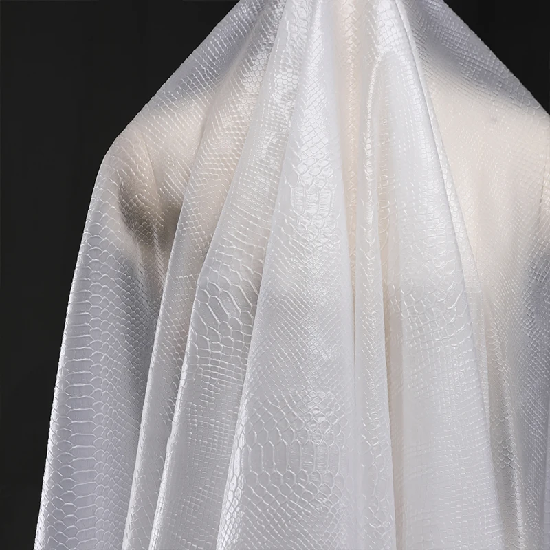 Is Sewing A Textile Craft - 130*50Cm Transparante Tpu Stof Slangenhuid Waterdichte