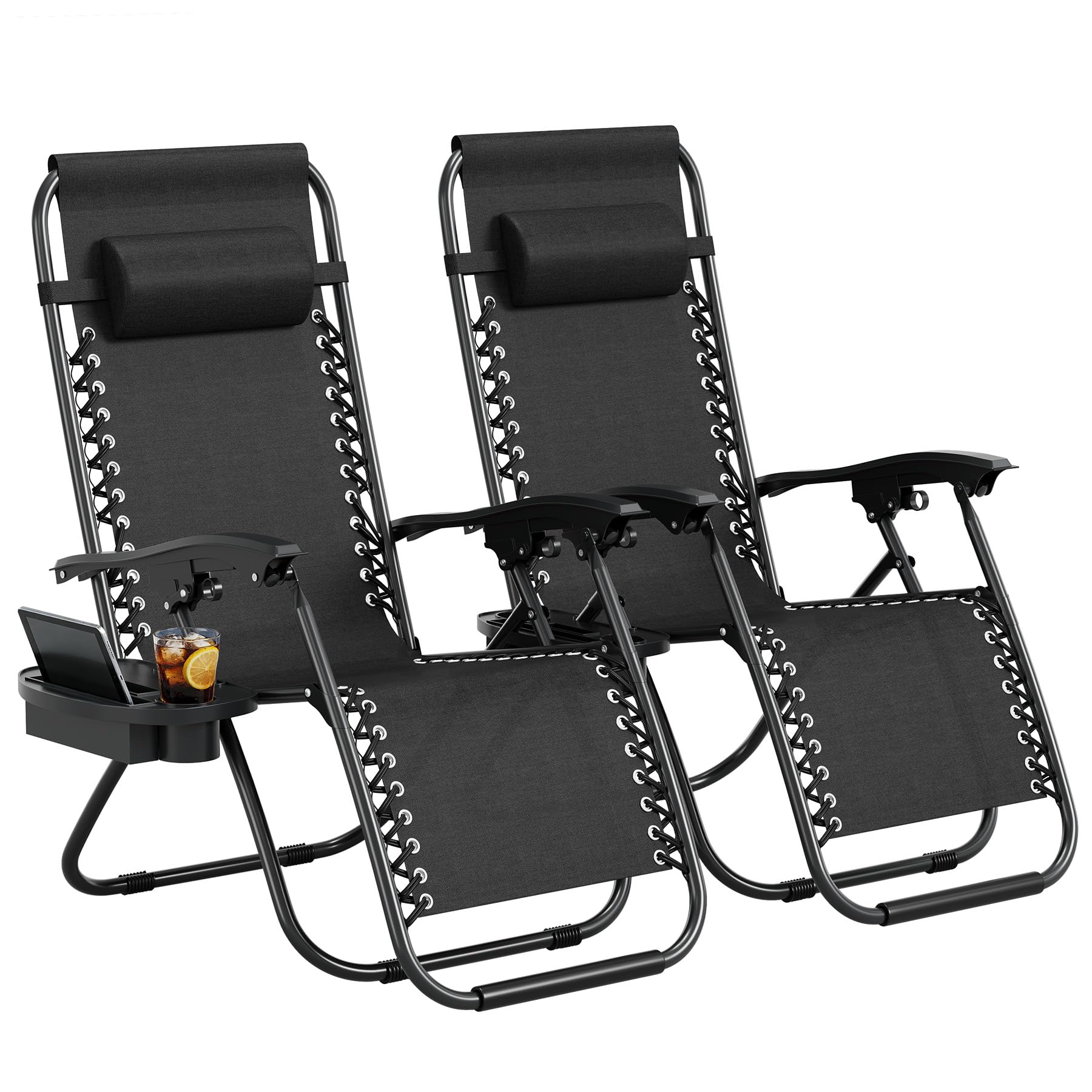 Fabric Weight Set - Zero Weighted Patio Lounge ligstoelen, set
