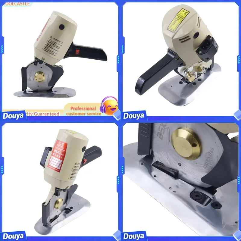 Rotary Cutter Fabric - Draagbare elektrische stoffenknipper, 0-27mm/0-40mm verstelbare snijdikte,
