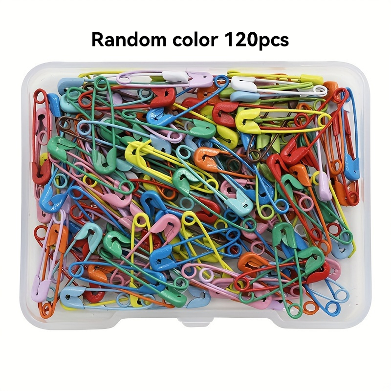 Sewing Tas - 120 stuks felle snoepkleurige veiligheidsspelden -