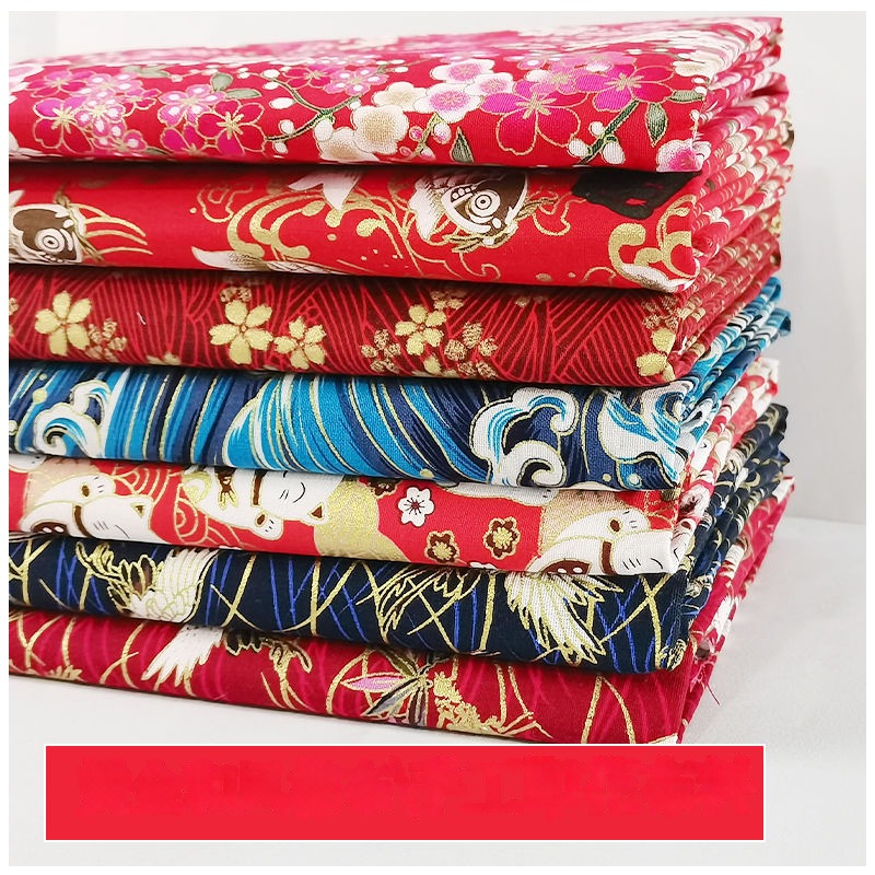 Textile Sewing Patterns - Bedrukte Bloem Japanse Stof Per Meter