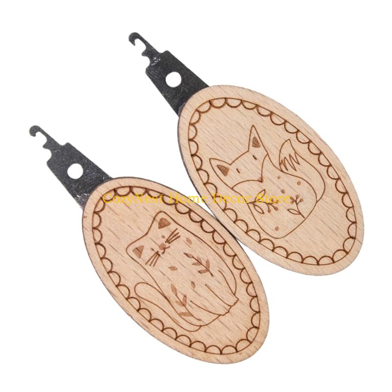 Needle Threader Tool - 92MF 2 stuks naaldinrijger naaigereedschap borduurnaaldinrijger