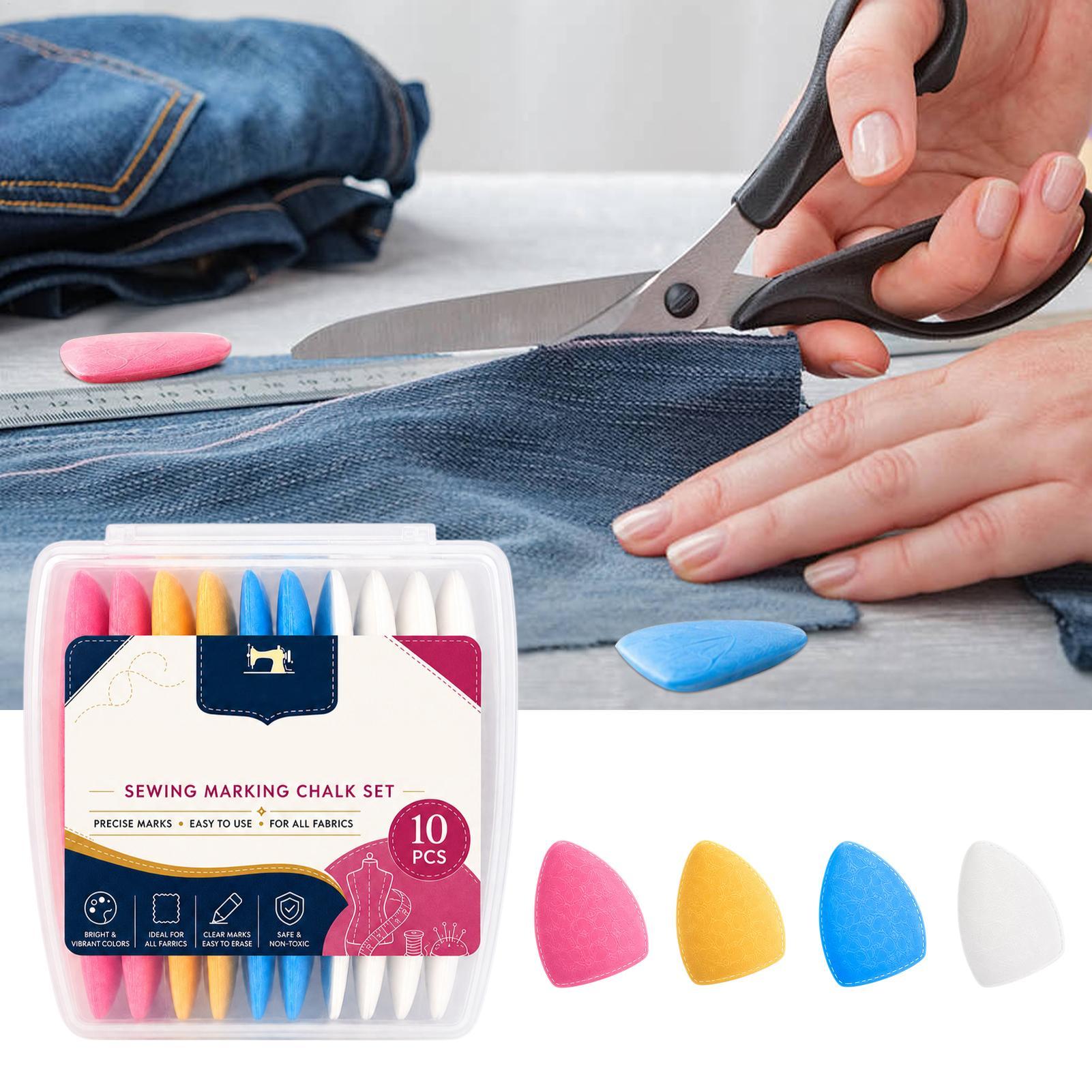 Tailor Chalk Marker - Naaigereedschap 10 stuks kleermakerskrijt voor het