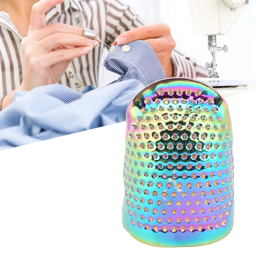 Sewing Thimble Metal - 4 Stuks Duurzame Messing Vingerbeschermer Vingerhoed