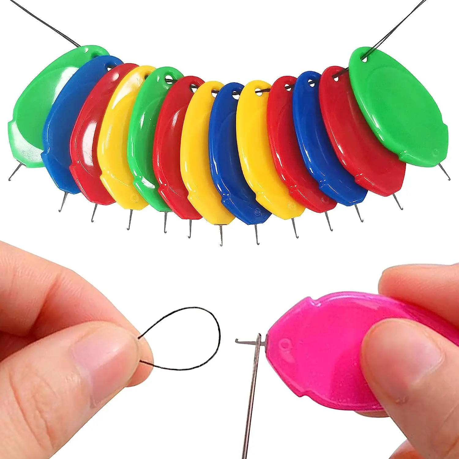 Needle Threader Tool - 6 Stuks Naaldinrijger Stitch Inbrengen Tool