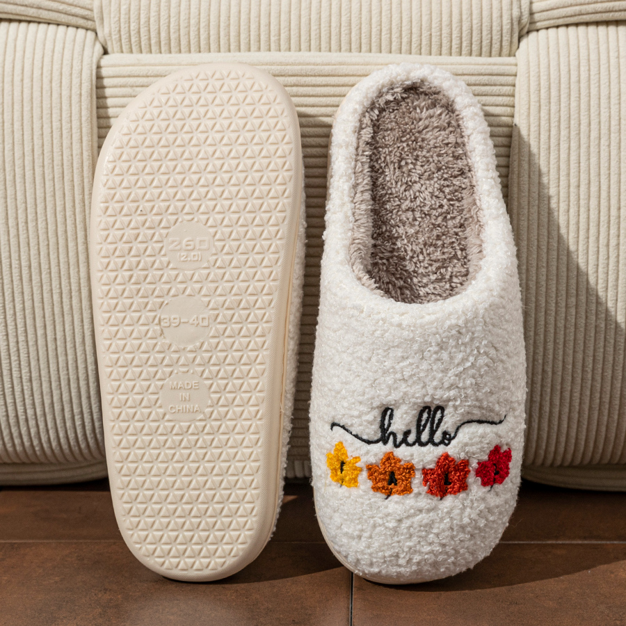 Sewing House - Winter damesslippers binnen zacht ademend comfortabel