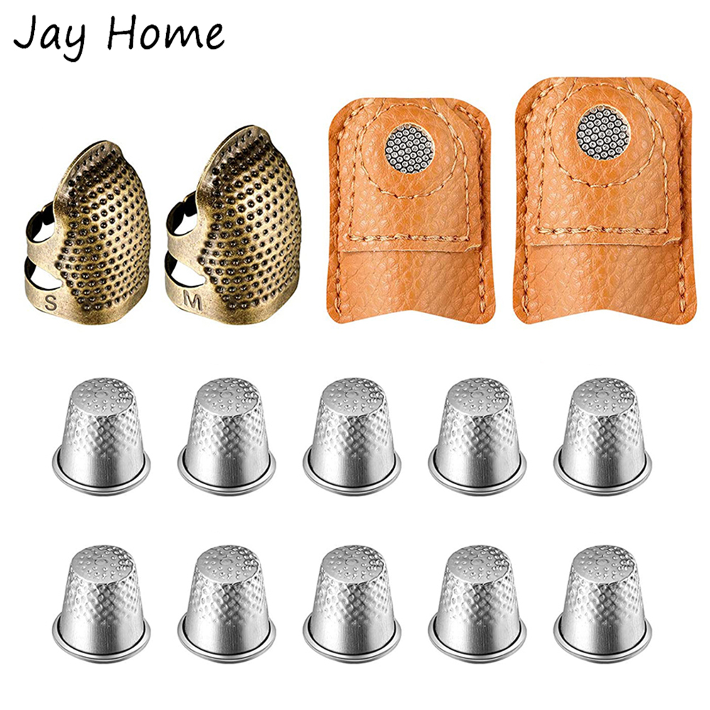 14 stuks naaien vingerhoed set - Sewing Thimble Metal recensie en prijs