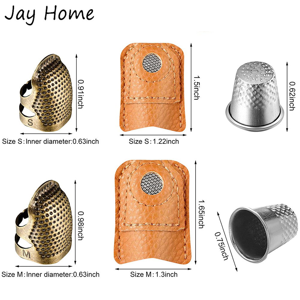 14 stuks naaien vingerhoed set - Sewing Thimble Metal recensie en prijs