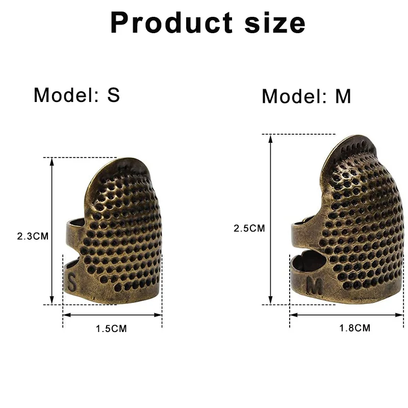 1-3PCS Naaien Vingerhoed Handw - Sewing Thimble Metal recensie en prijs