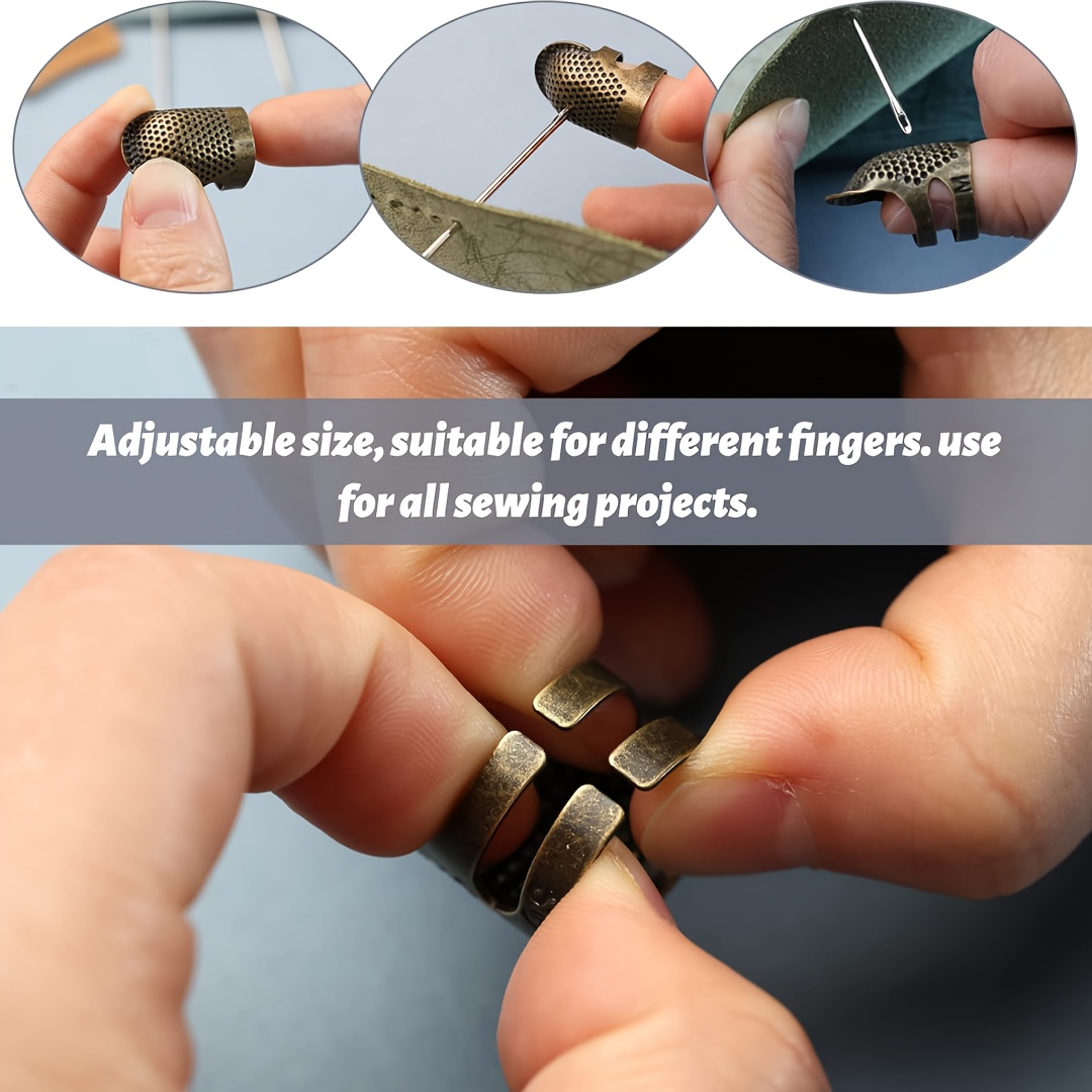 Naaivingerschermen, verstelbar - Sewing Thimble Metal recensie en prijs