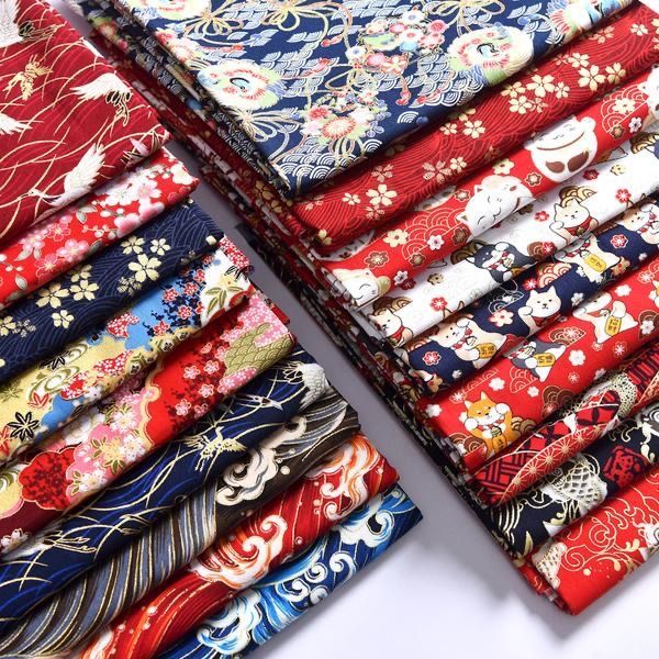 Bedrukte Bloem Japanse Stof Pe - Textile Sewing Patterns recensie en prijs