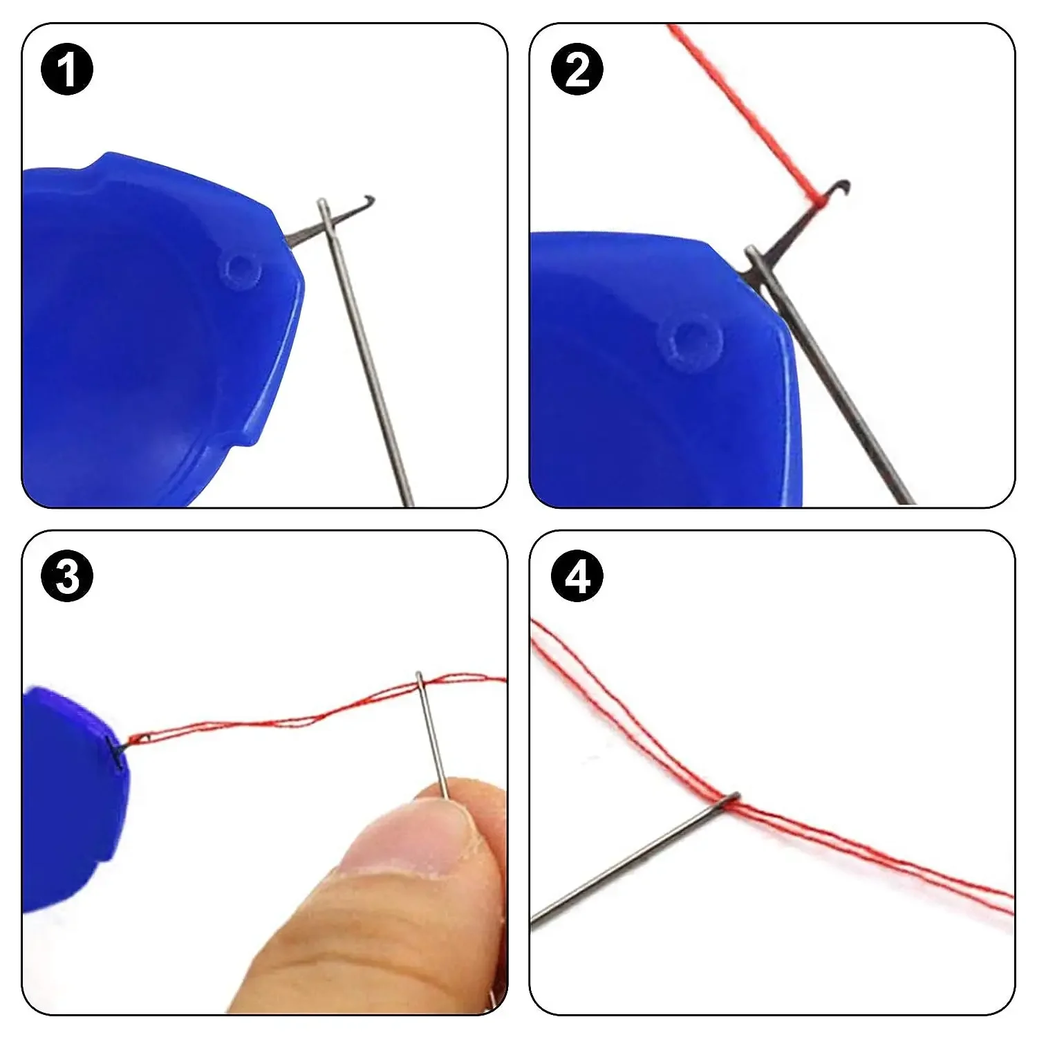 6-delige naaldinrijgerset voor - Needle Threader Tool recensie en prijs