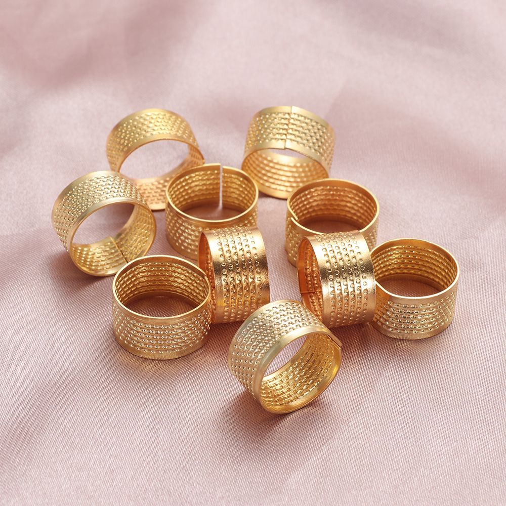 Naaiaccessoires Vintage Goud D - Sewing Thimble Metal recensie en prijs