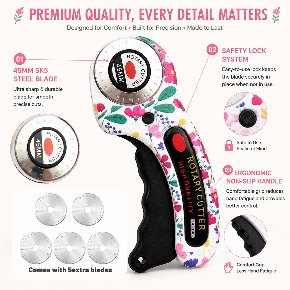 Rotary Cutter 45mm Karton Papi - Rotary Cutter Fabric recensie en prijs