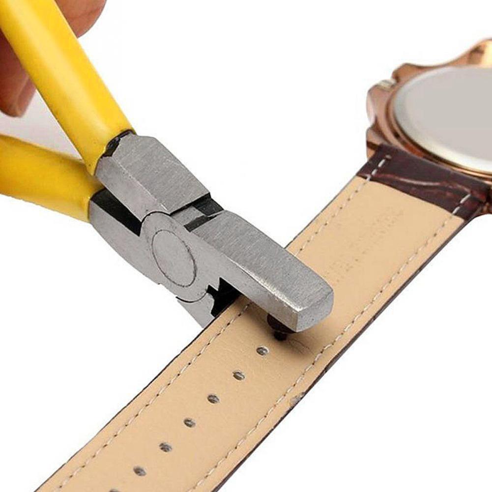 Leren riem gatenpons tang mini - Snap Button Plier recensie en prijs