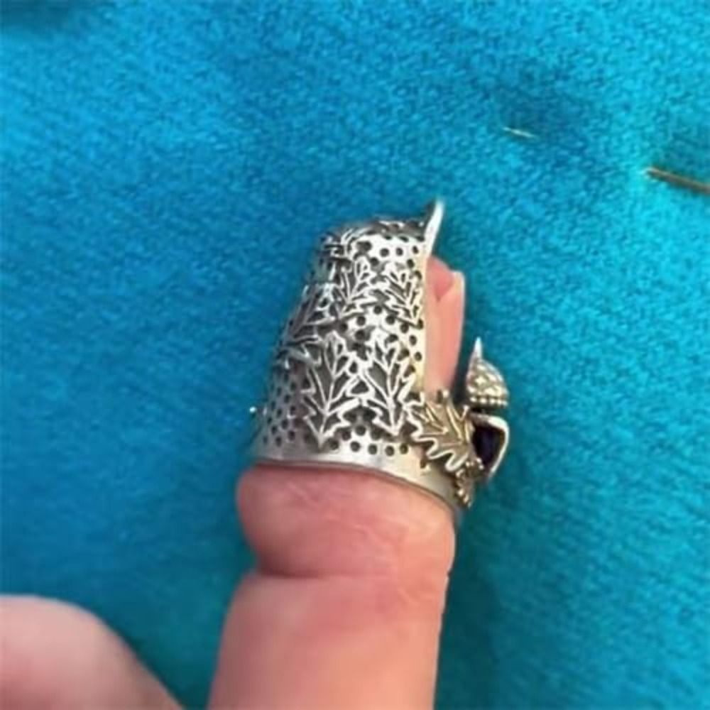 Metalen Open Nagel Eikenhouten - Sewing Thimble Metal recensie en prijs