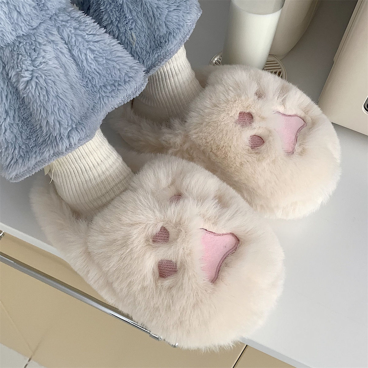 Vrouwen Indoor Harige Slippers - Sewing House recensie en prijs