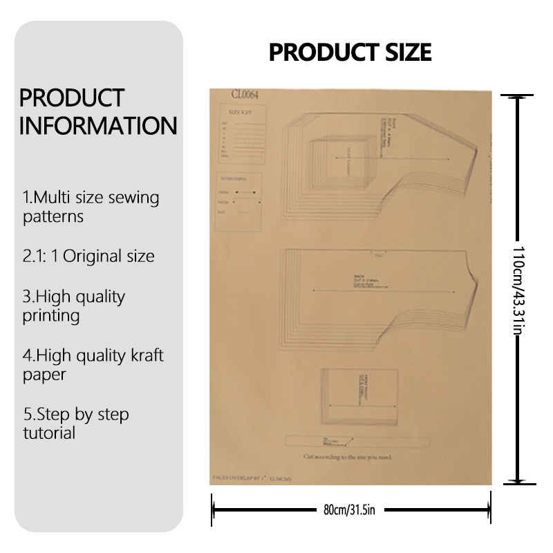 Naaipatronen voor damesvest in - Textile Sewing Patterns recensie en prijs