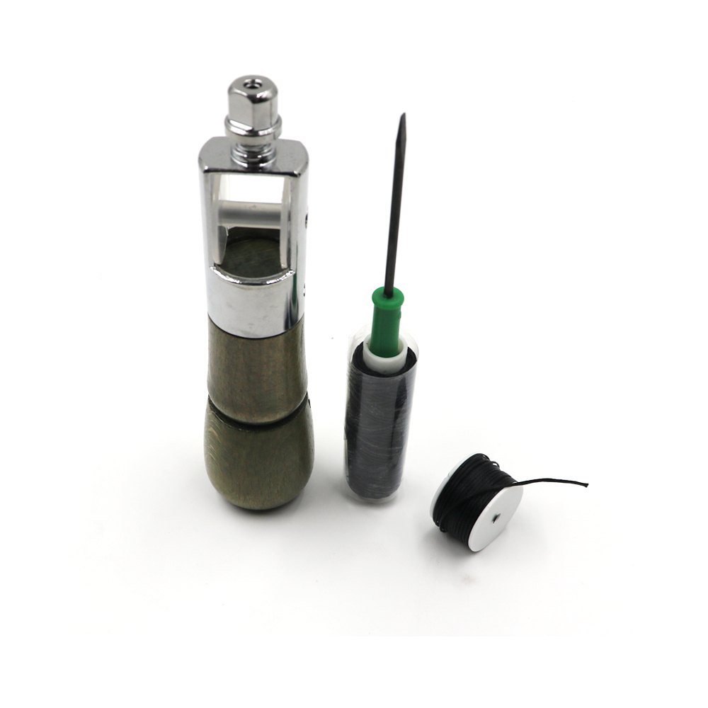 Lederen Naaigaren Kit Handnaai - Needle Threader Tool recensie en prijs