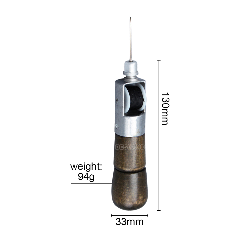 Lederen Naaigaren Kit Handnaai - Needle Threader Tool recensie en prijs