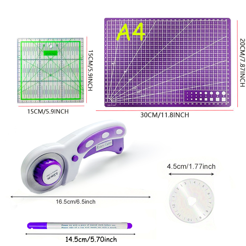 45mm rotatie-snijder met verdi - Rotary Cutter Fabric recensie en prijs