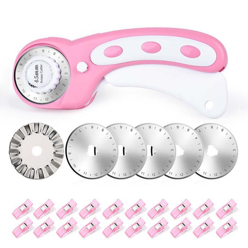 Rotary Cutter Set Roze - Quilt - Rotary Cutter Fabric recensie en prijs