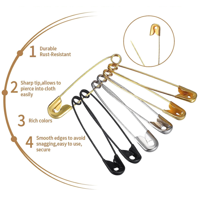 10-100p 22/28/38/45/54mm Zilve - Sewing Tas recensie en prijs