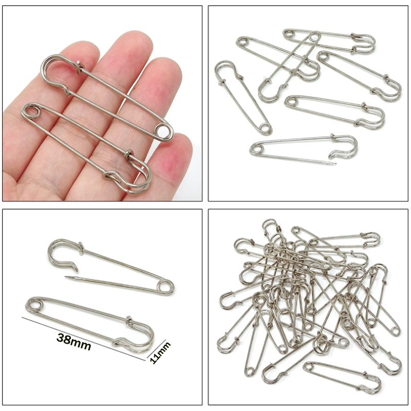 10-100p 22/28/38/45/54mm Zilve - Sewing Tas recensie en prijs